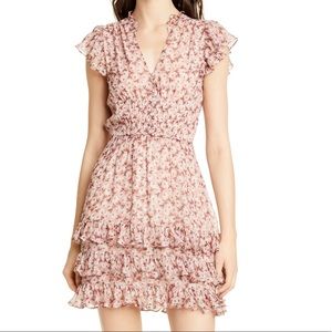 Rebecca Taylor St Lucia Ruffle Mini Dress